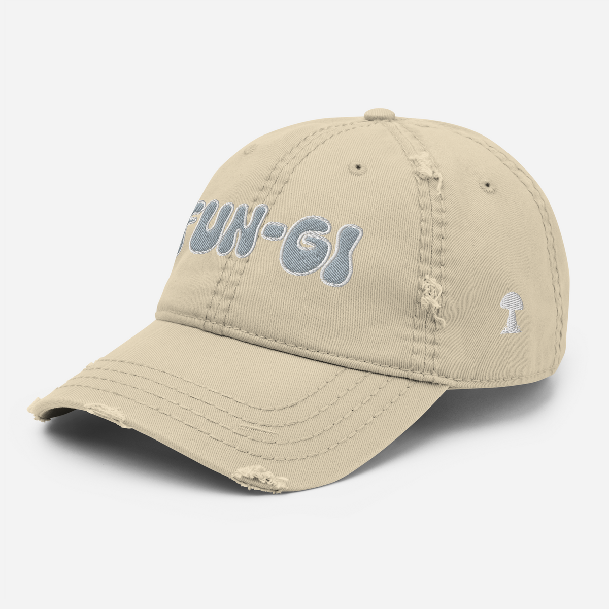 "FUN-GI" Distressed Hat