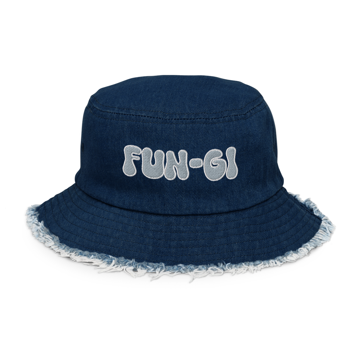 "Fun-Gi"Denim Bucket Hat