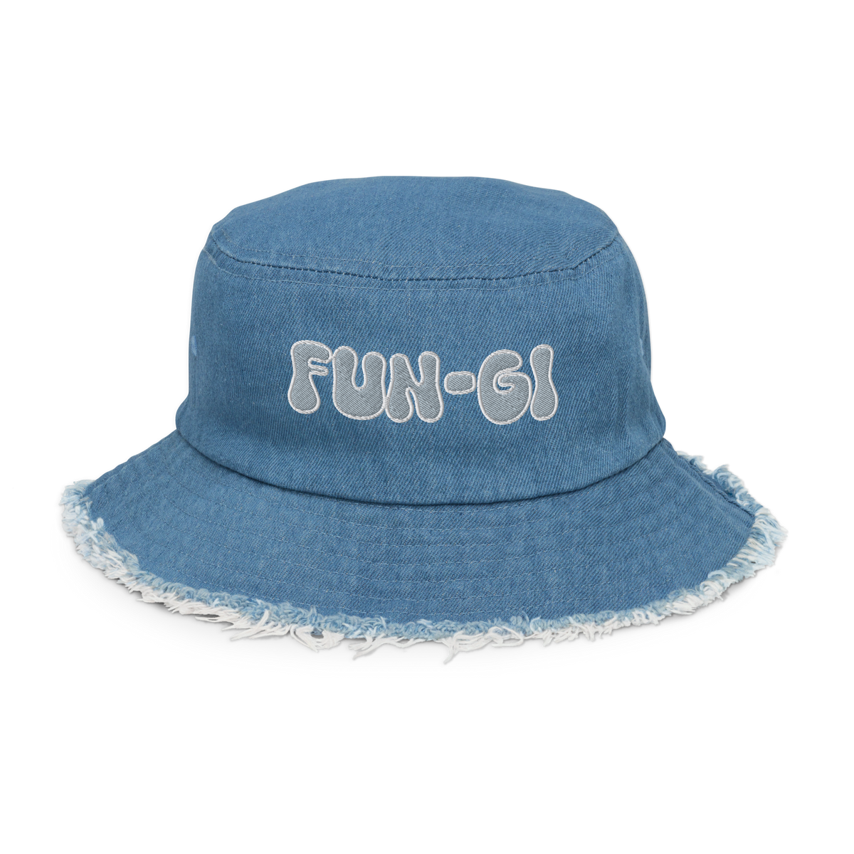 "Fun-Gi"Denim Bucket Hat