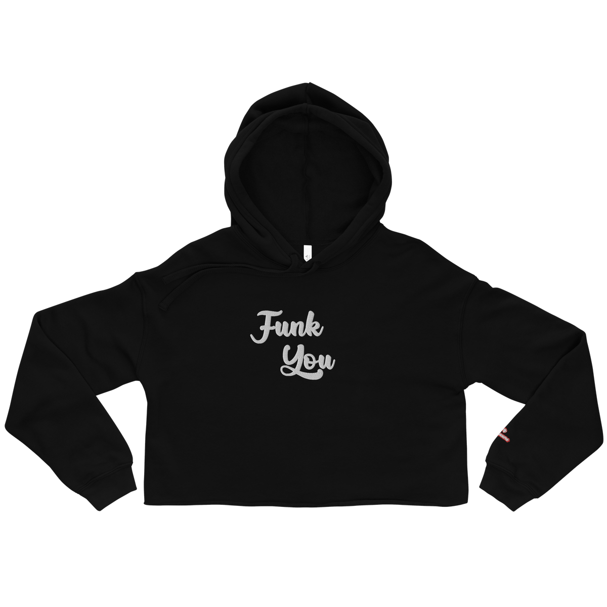 "Funk You" Crop Hoodie