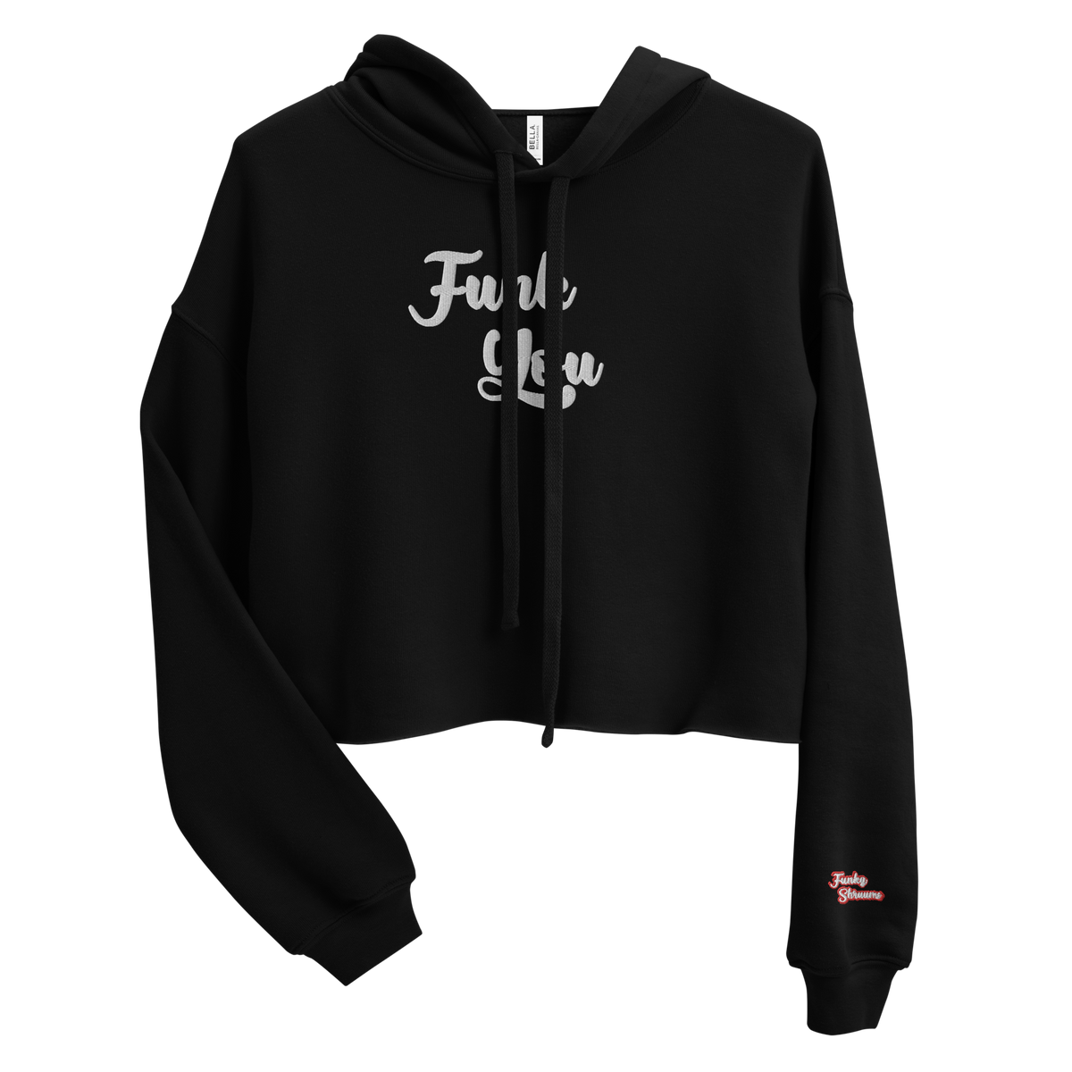 "Funk You" Crop Hoodie