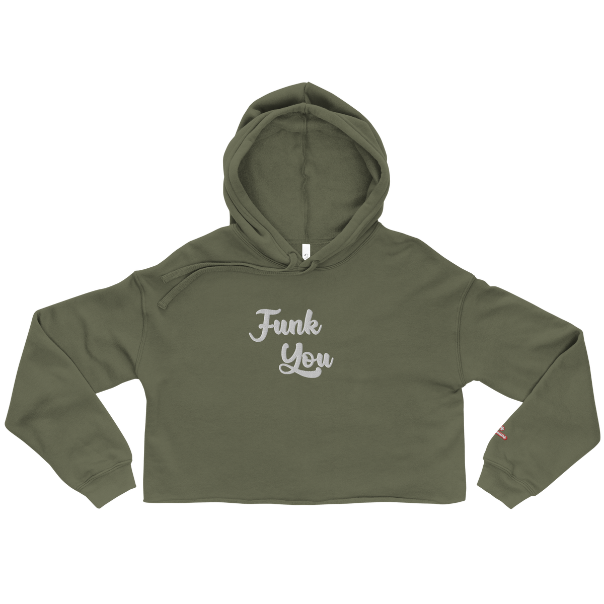 "Funk You" Crop Hoodie