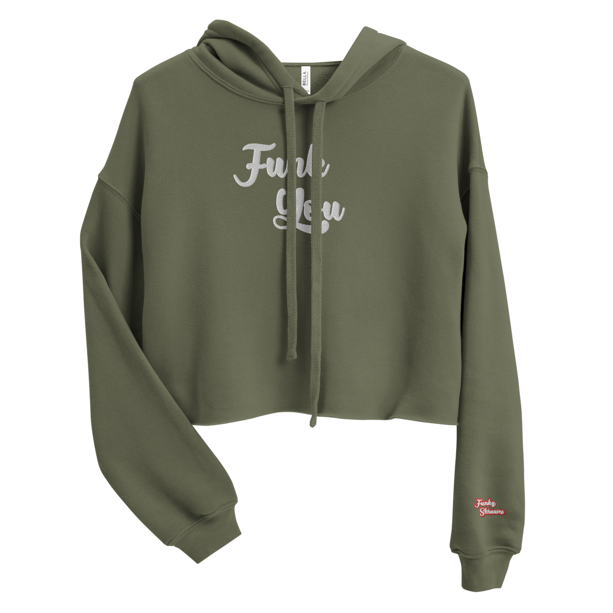 "Funk You" Crop Hoodie