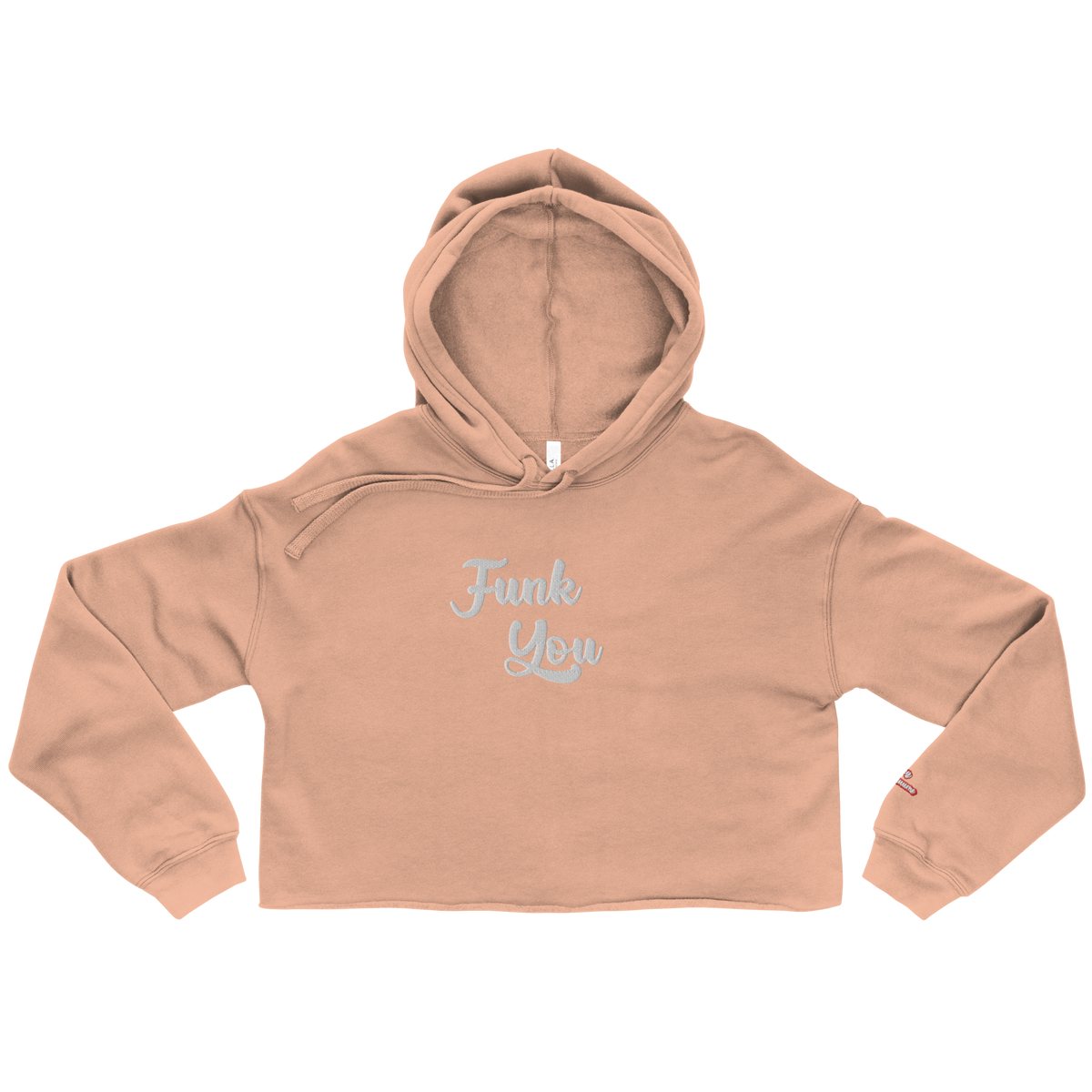 "Funk You" Crop Hoodie