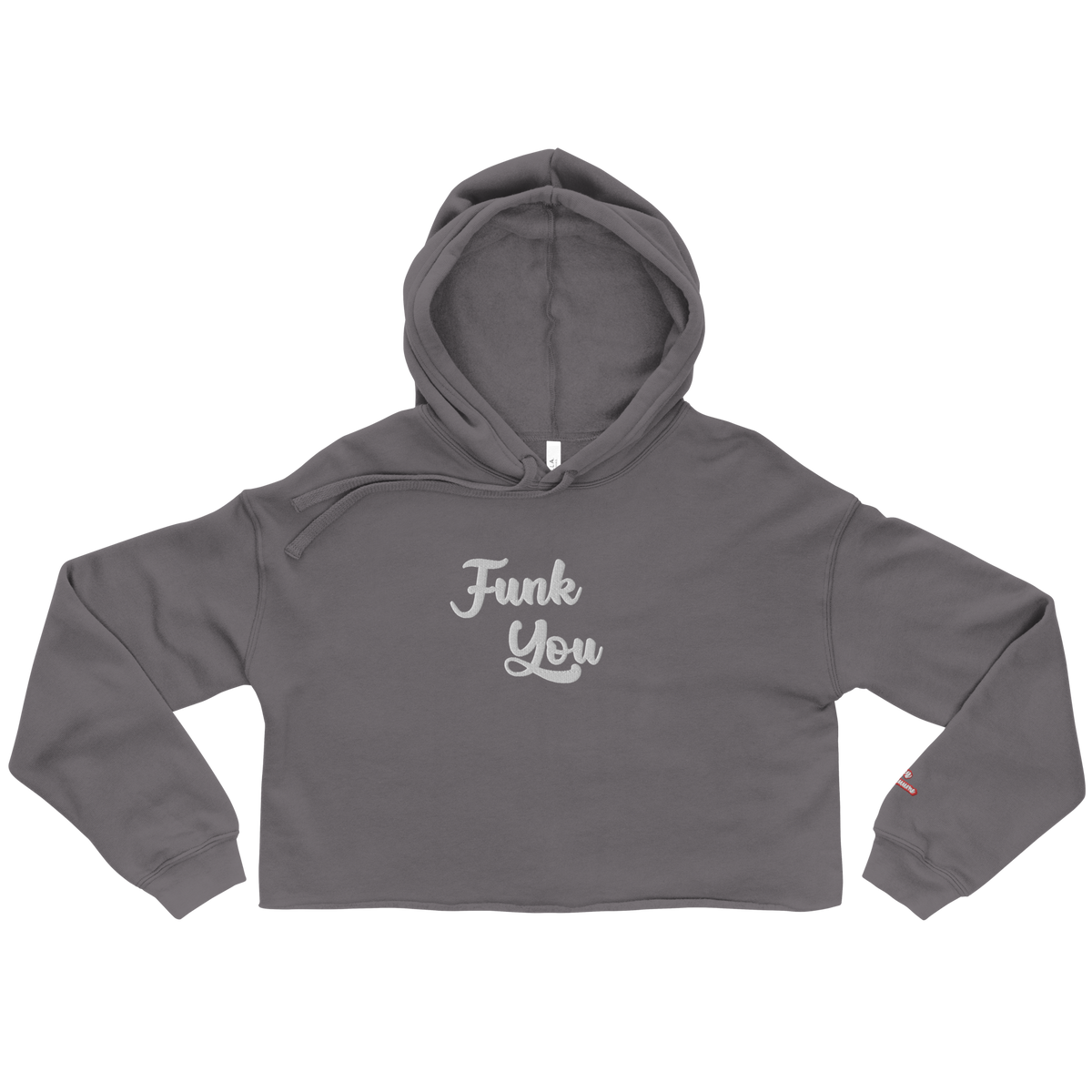 "Funk You" Crop Hoodie