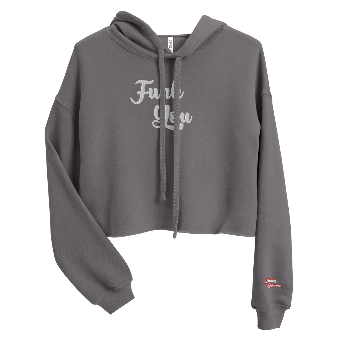 "Funk You" Crop Hoodie